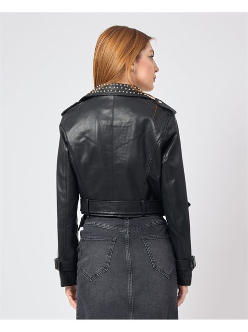 Gio Cellini studded faux leather jacket GIO CELLINI | EJ059NERO